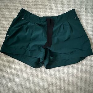 lululemon shorts- forest green